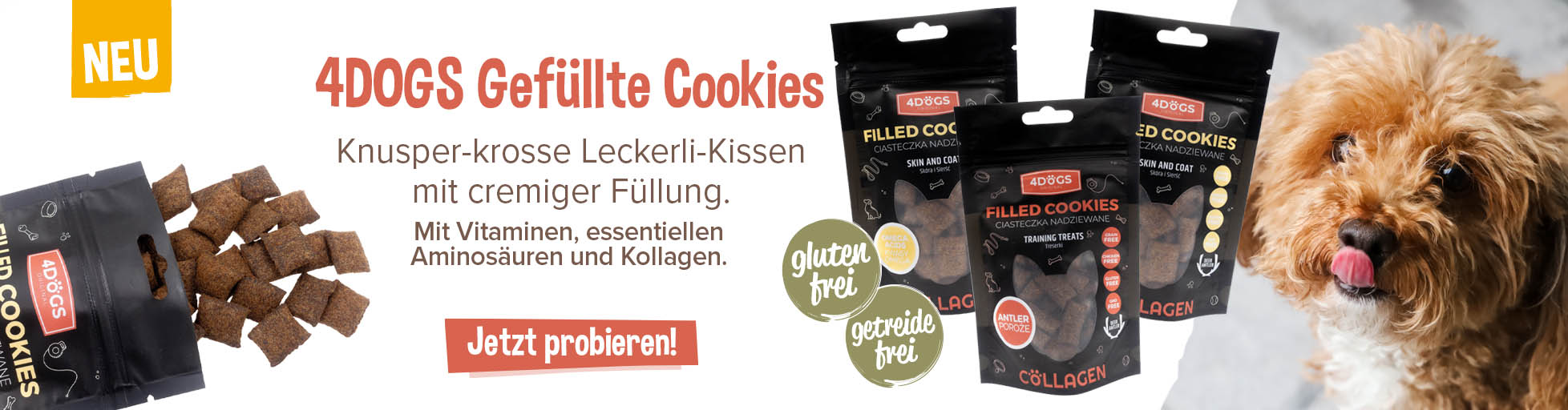 NEU! 4DOGS Cookies gefllt